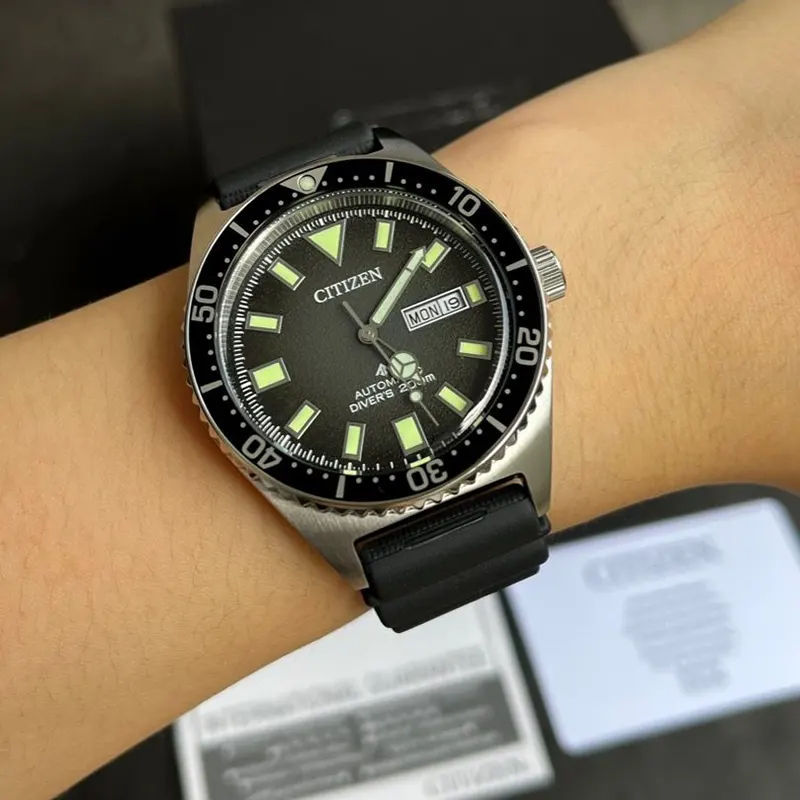 Citizen Promaster Diver's Automatic Black Dial Men's Watch- NY0120-01E